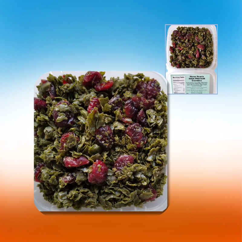 HF Hemp Flakes High Protein / Very Sweet with Cranberries